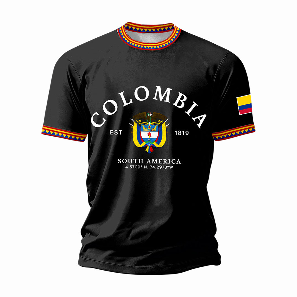 Columbia 2026 FIFA World Cup Eagle T-Shirt Columnia National Flag Apparel Soccer Gear