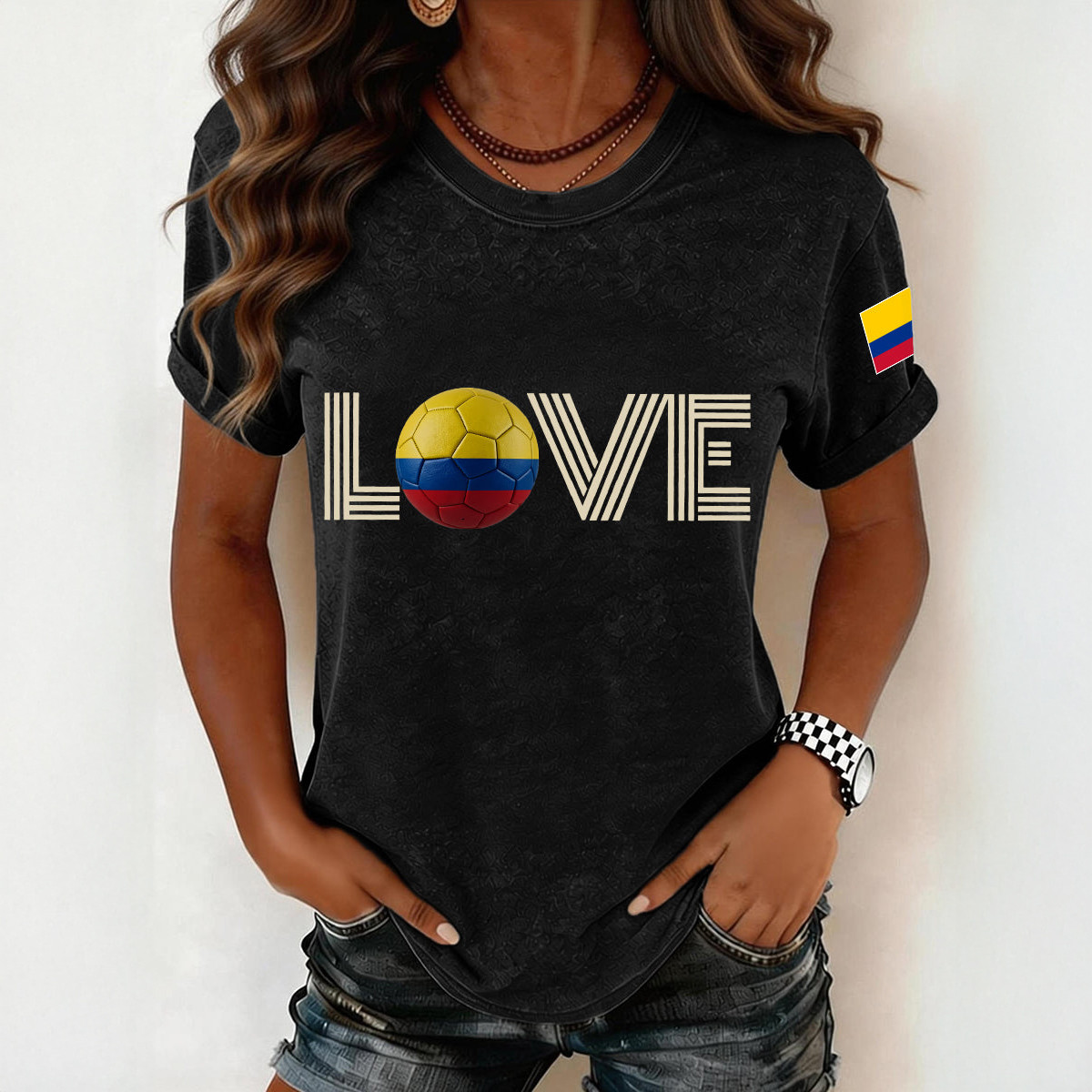Columbia 2026 FIFA World Cup Love T-Shirt Game Day Clothing Soccer Lover Gift Idea