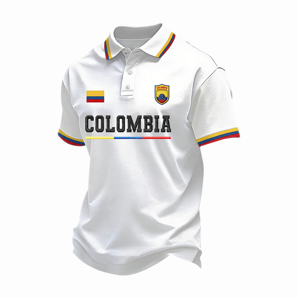 Columbia 2026 FIFA World Cup Polo Shirt 2026 World Cup Shirt Soccer Lover Gift