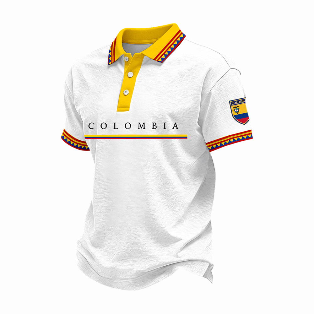 Columbia 2026 FIFA World Cup Polo Shirt Soccer Clothes 2026 World Cup Gear