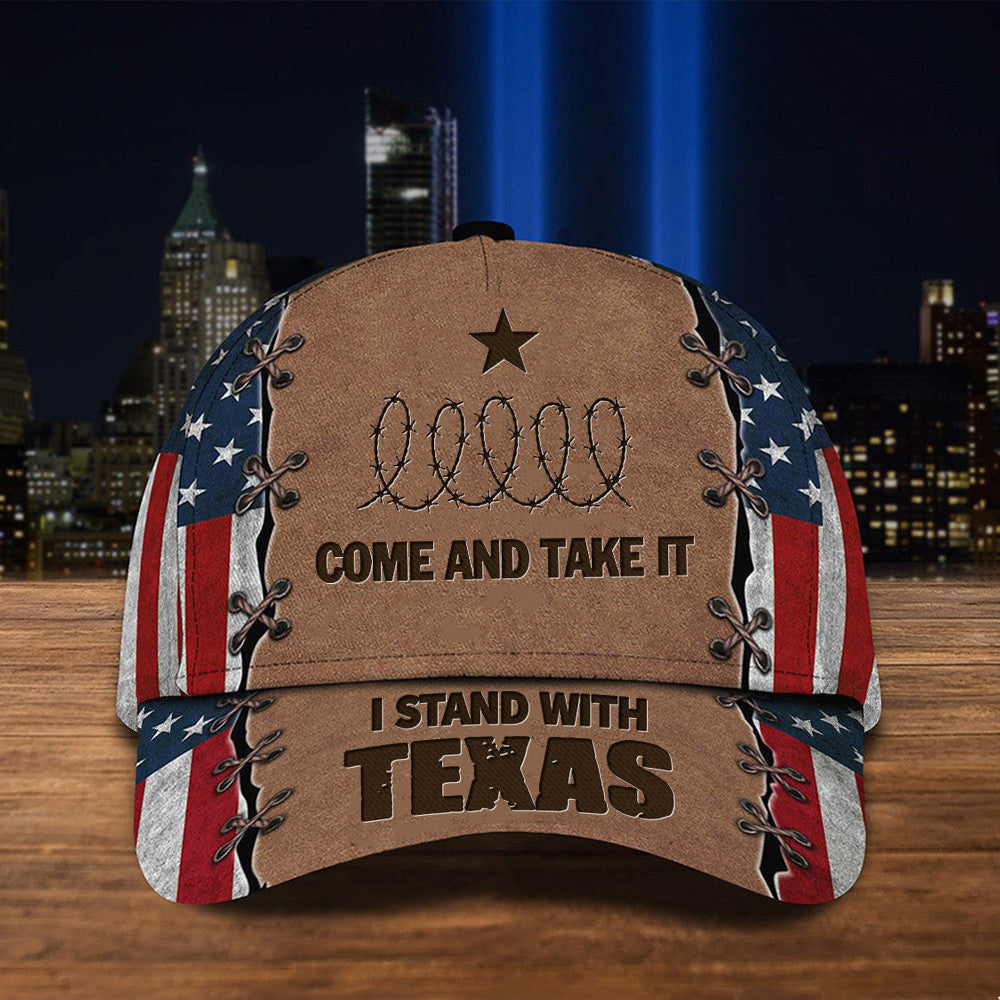 Come And Take It Hat I Stand With Texas Hat American Flag Cap Come And Take It Hat I Stand With Texas Hat American Flag Cap