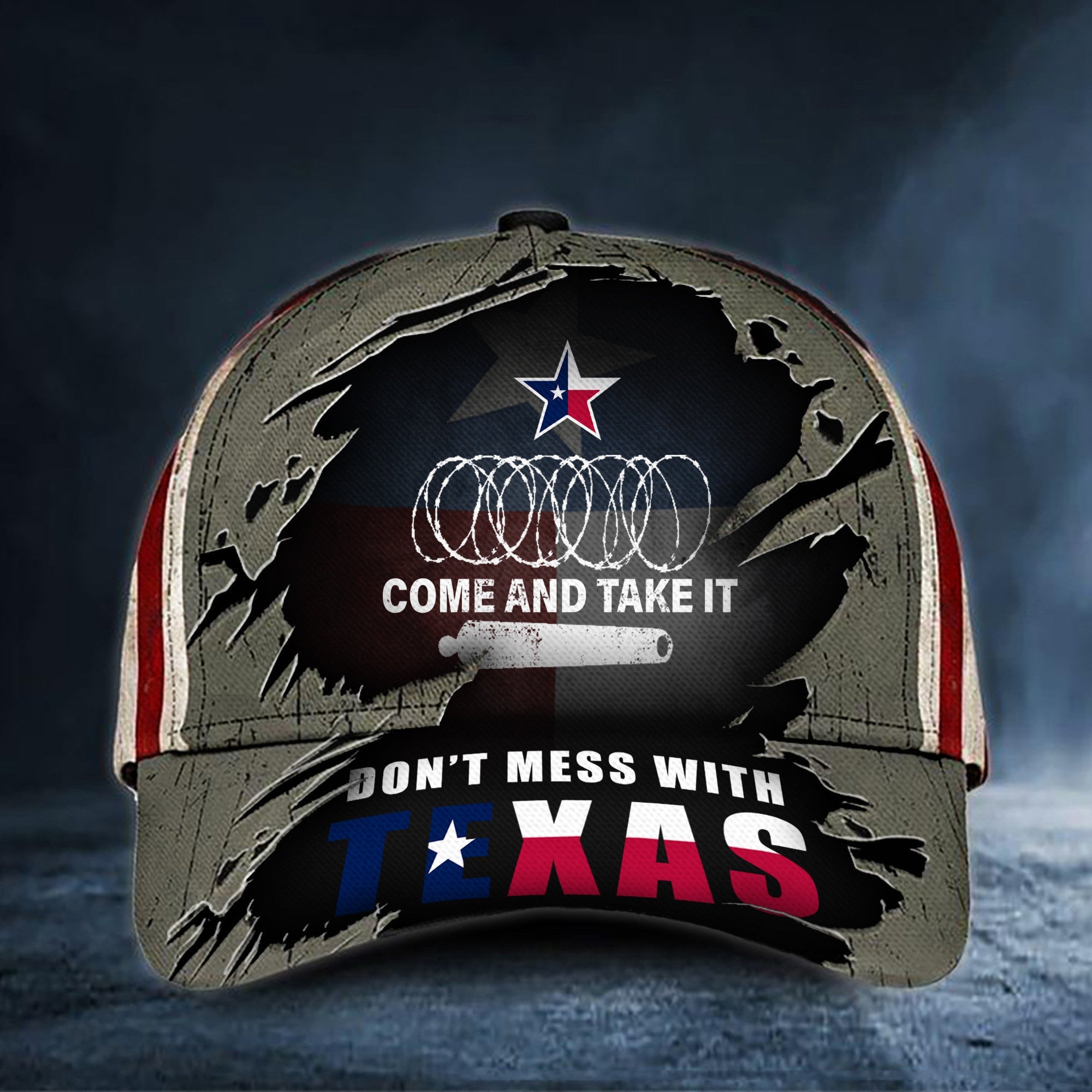 Come And Take It Razor Wire Hat Don't Mess With Texas Flag Cap Come And Take It Razor Wire Hat Don't Mess With Texas Flag Cap
