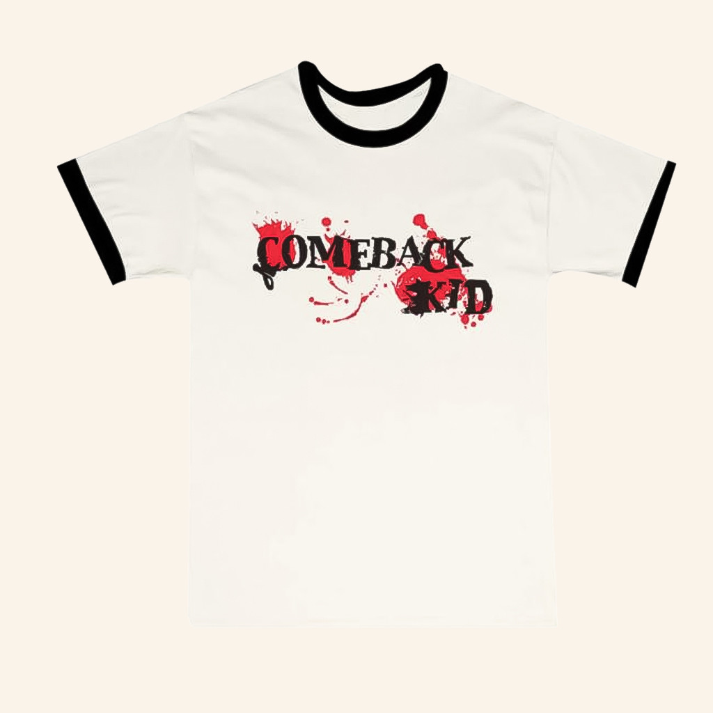 Comeback Kid Merch Turn It Around Ringer T-Shirt Christmas Presents For Girlfriend