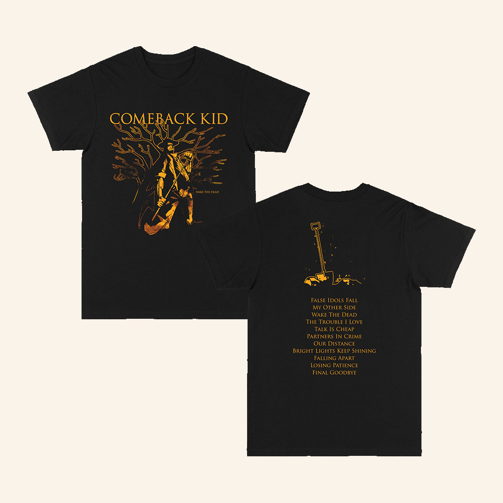 Comeback Kid Merch Wake The Dead T-Shirt Christmas Presents For Boyfriend