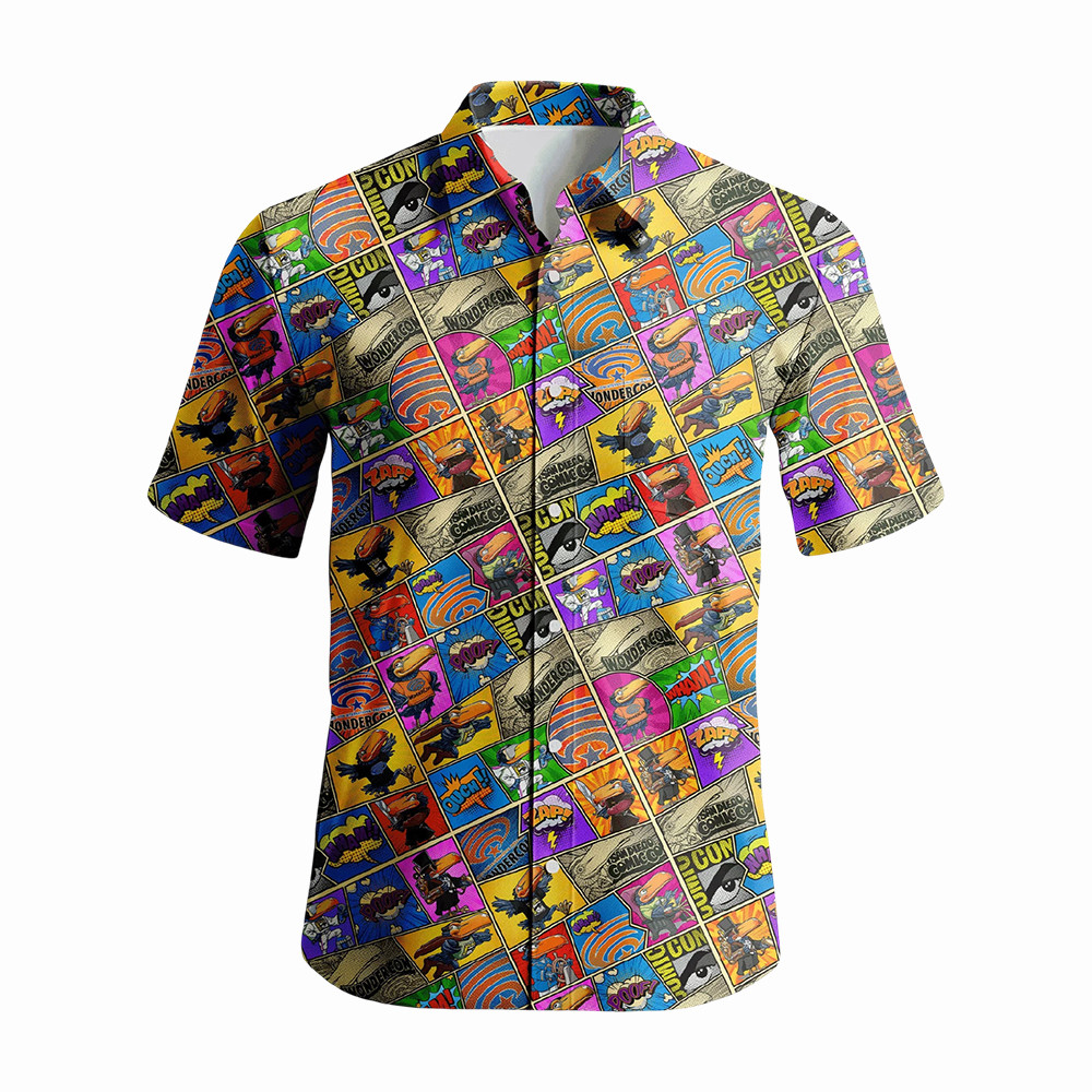 Comic Con x WonderCon Hawaiian Shirt Comic Con International Apparel Gift For Him