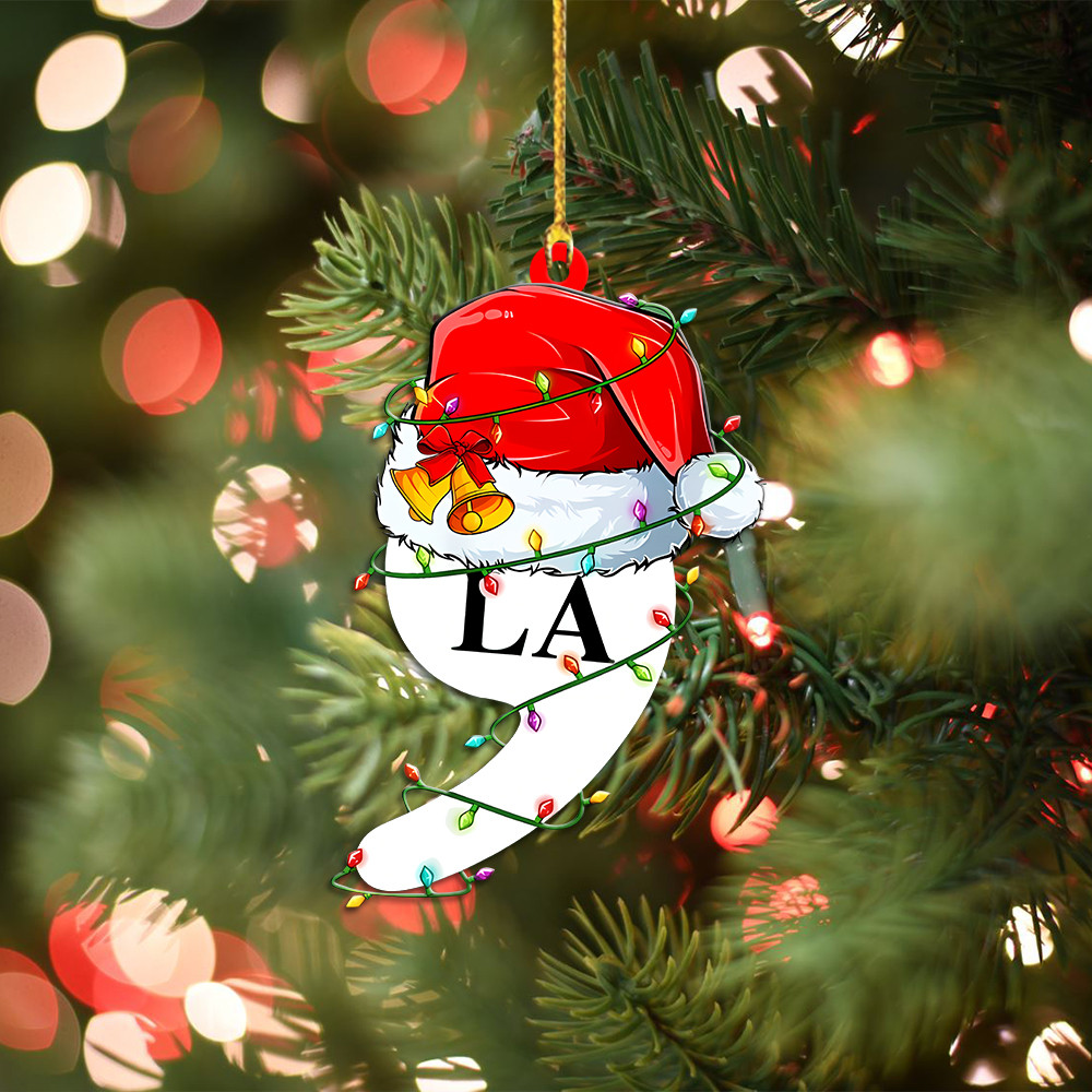 Comma La Santa Hat Christmas Ornament Kamala Harris 2024 Political Ornament