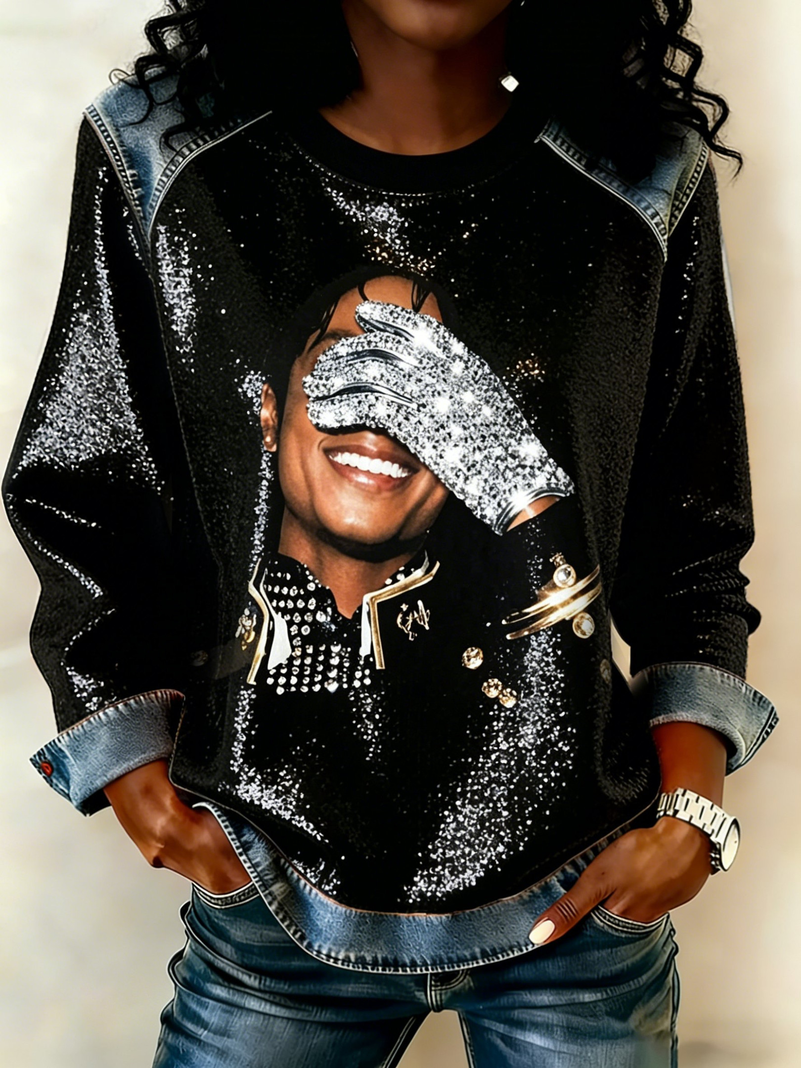 Commemorating The King Of Pop Michael Jackson Sweatshirt Michael Jackson Apparel Gift For Sister