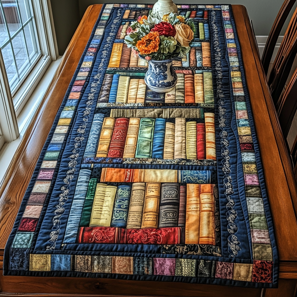 Compact Bookshelf Quilted Table Runner Dining Table Ideas Good Gifts For Readers
