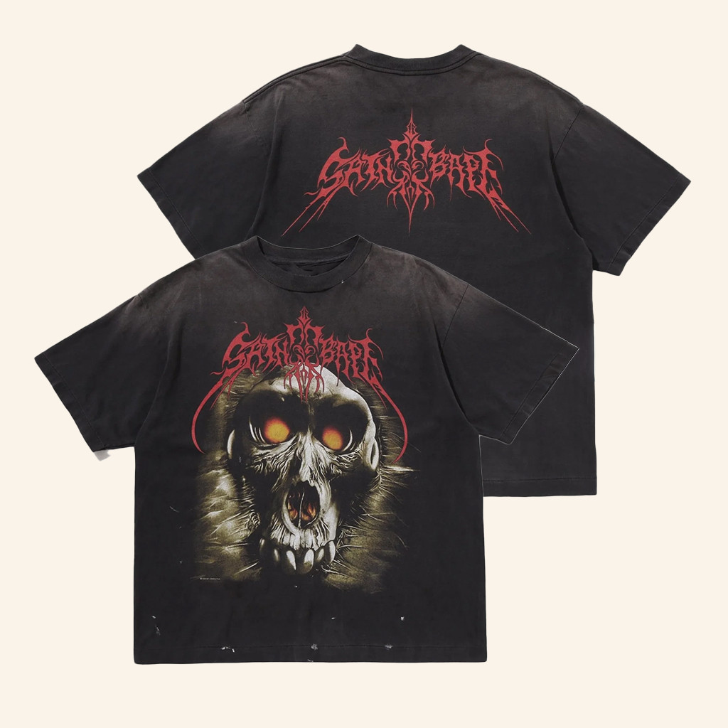 Complex Merch A Bathing Ape Bape X Saint MXXXXXX Saint Bape T-Shirt Gifts For Him