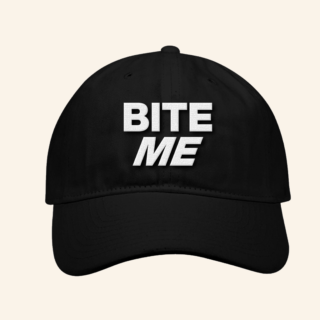 Complex Merch Embroidered Renee Rapp Bite Me Hat Christmas Gifts For Guys Complex Merch Embroidered Renee Rapp Bite Me Hat Christmas Gifts For Guys