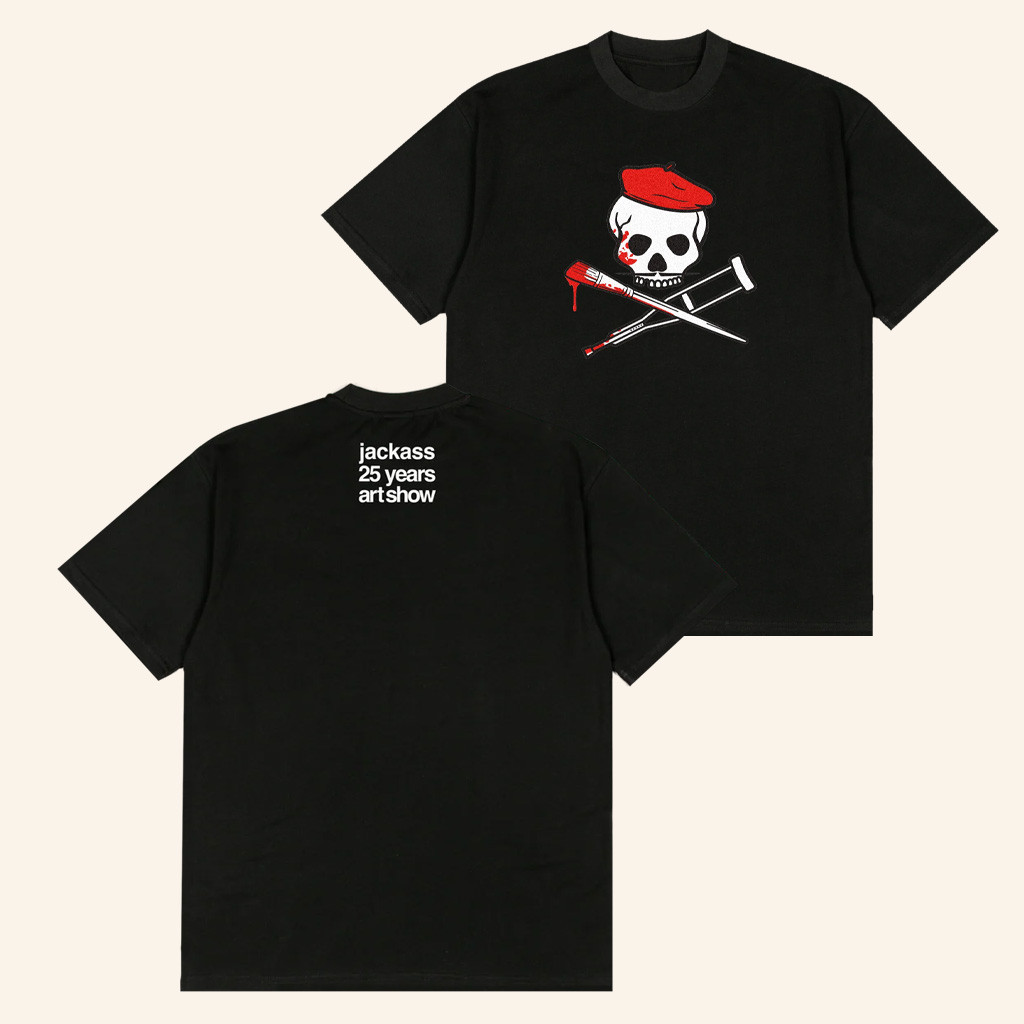 Complex Merch Jackass 25 Years Art Show T-Shirt Black Xmas Gifts For Dad Complex Merch Jackass 25 Years Art Show T-Shirt Black Xmas Gifts For Dad