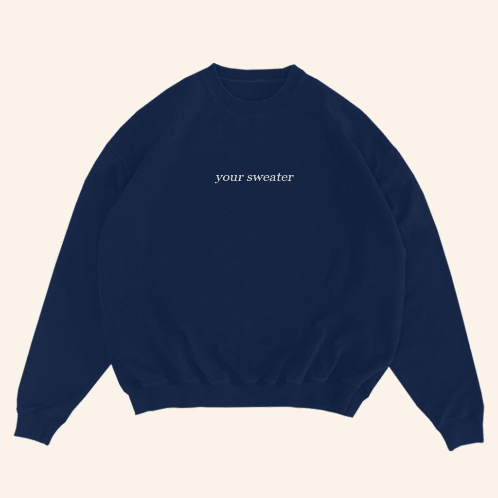 Conan Gray Heather Sweater 2025 Conan Gray Merch Your Sweater Navy Sweatshirt Gifts For Sister