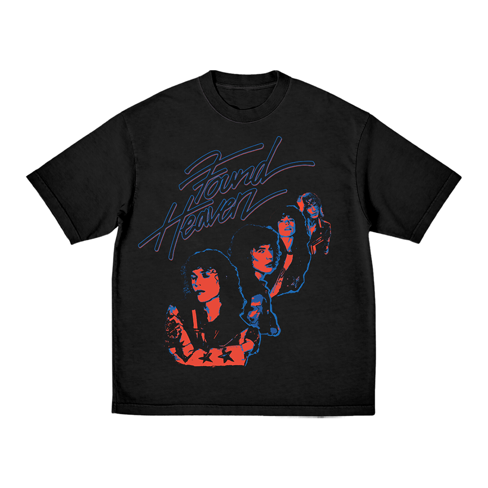 Conan Gray Merch Black Found Heaven T-Shirt Simple Father's Day Father's Day Gift for Him