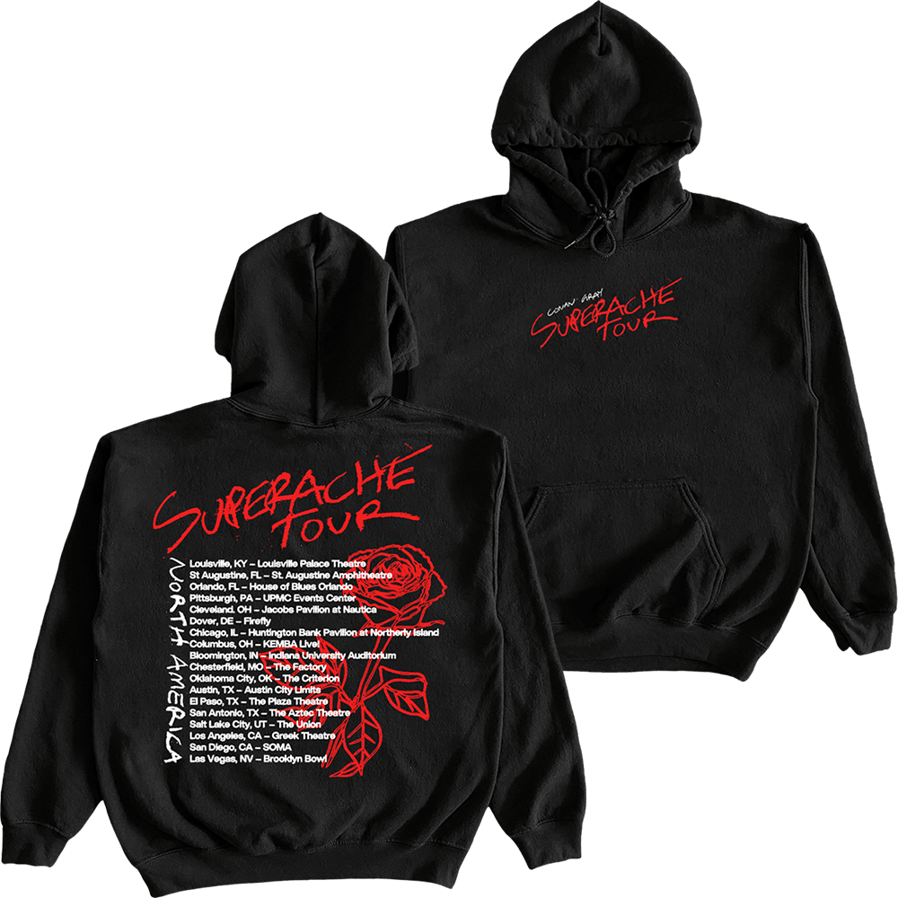 Conan Gray Merch Conan Gray 2022 Superache Tour Hoodie 1St Mothers Day Gifts Gift for Brother