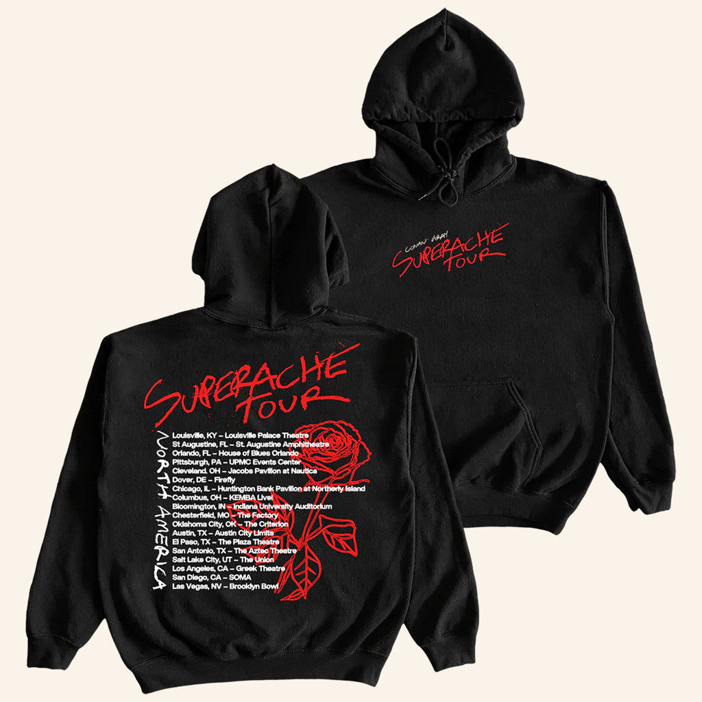 Conan Gray Merch Conan Gray 2022 Superache Tour Hoodie Best Gifts For Husband