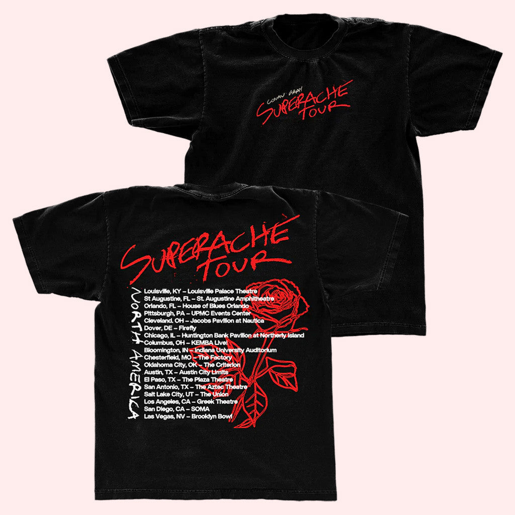 Conan Gray Merch Conan Gray 2022 Superache Tour T-Shirt Gifts For Her Conan Gray Merch Conan Gray 2022 Superache Tour T-Shirt Gifts For Her