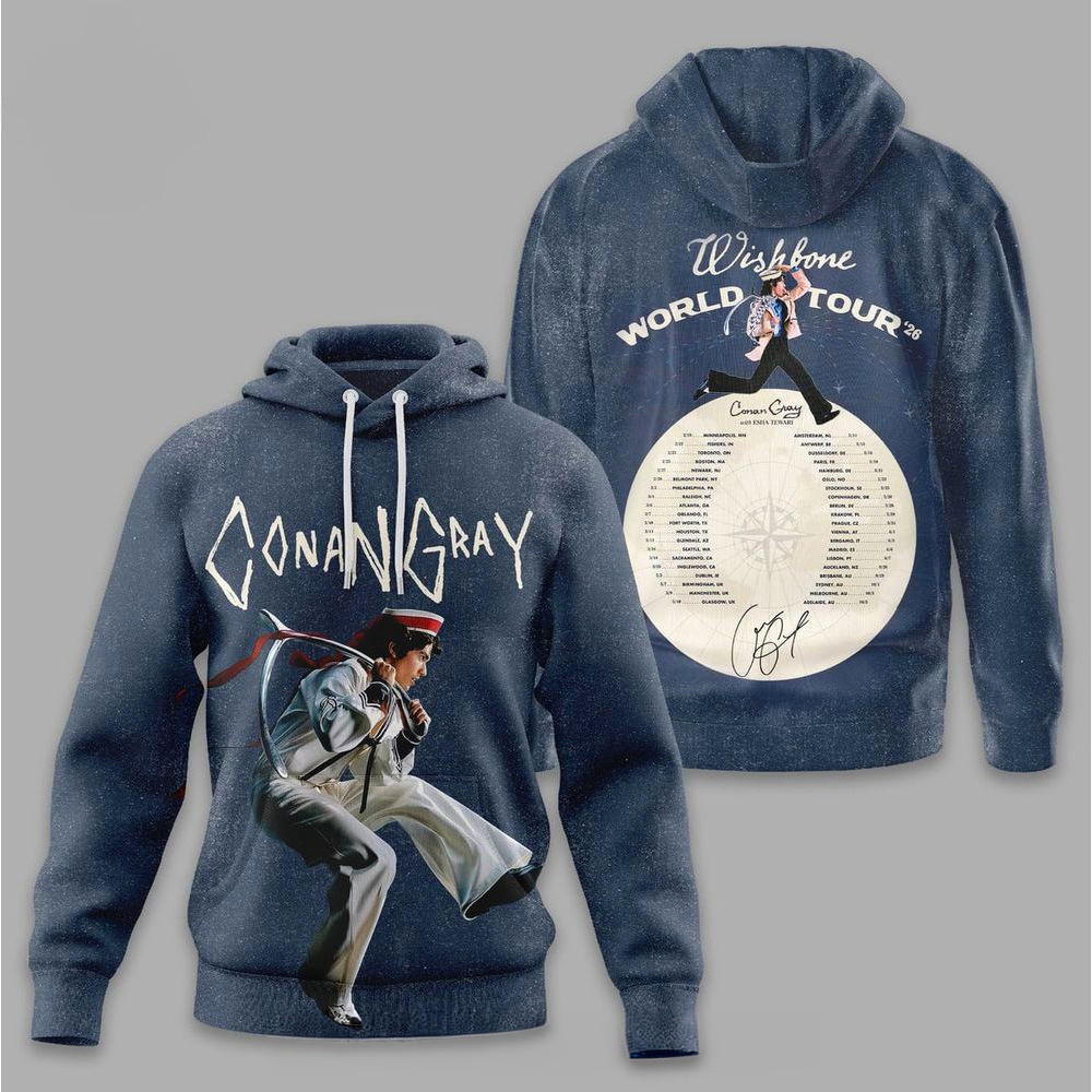 Conan Gray Wishbone World Tour 2026 Hoodie Conan Gray Merch Gifts For Brother