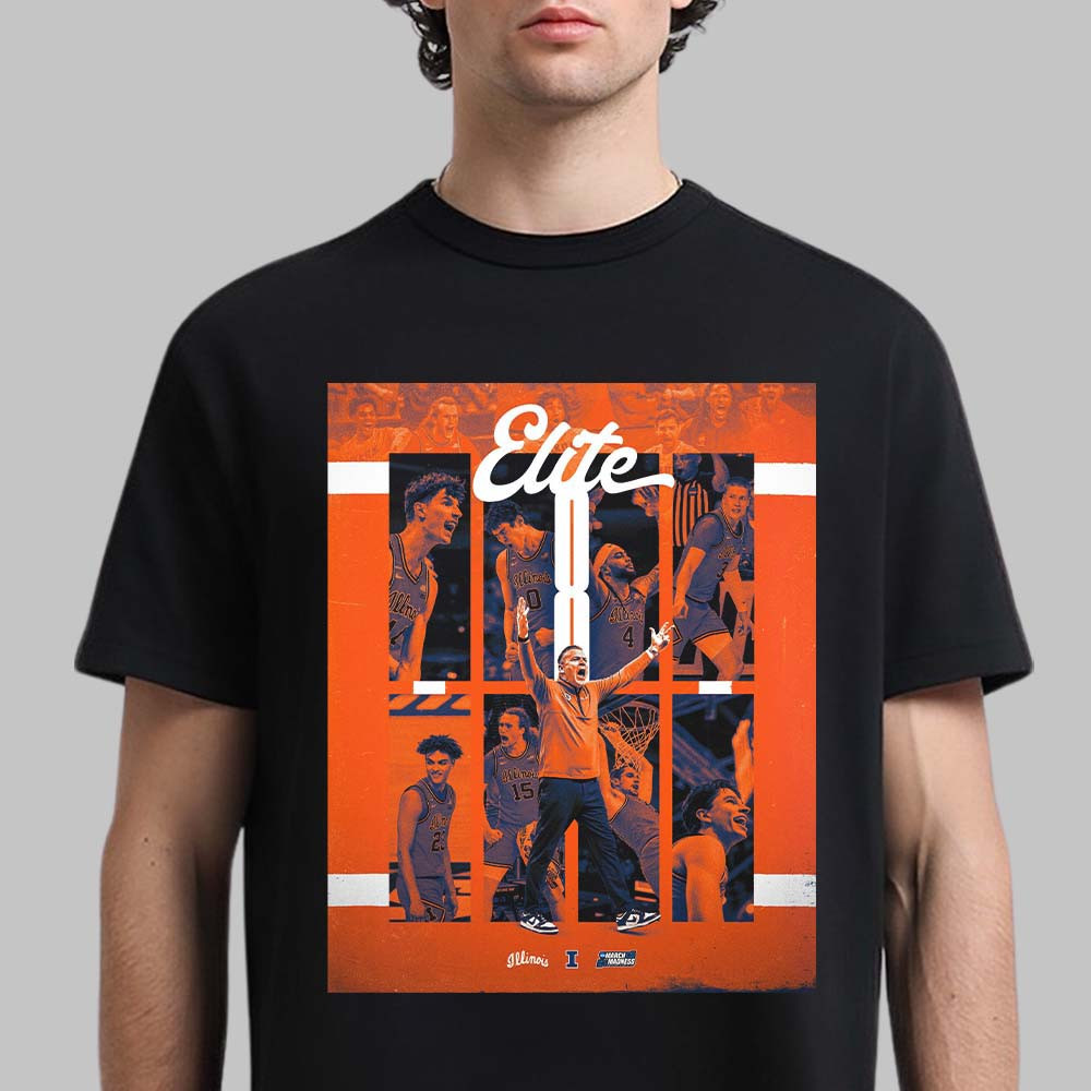 Congrats Illinois Fighting Illini Basketball T-Shirt NCAA March Madness Tournament Shirt