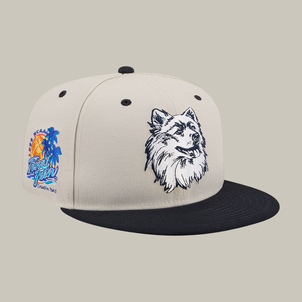 Connecticut Huskies Snapback Hat UConn Huskies 2026 NCAA Basketball Final Four Merch Fan Gifts