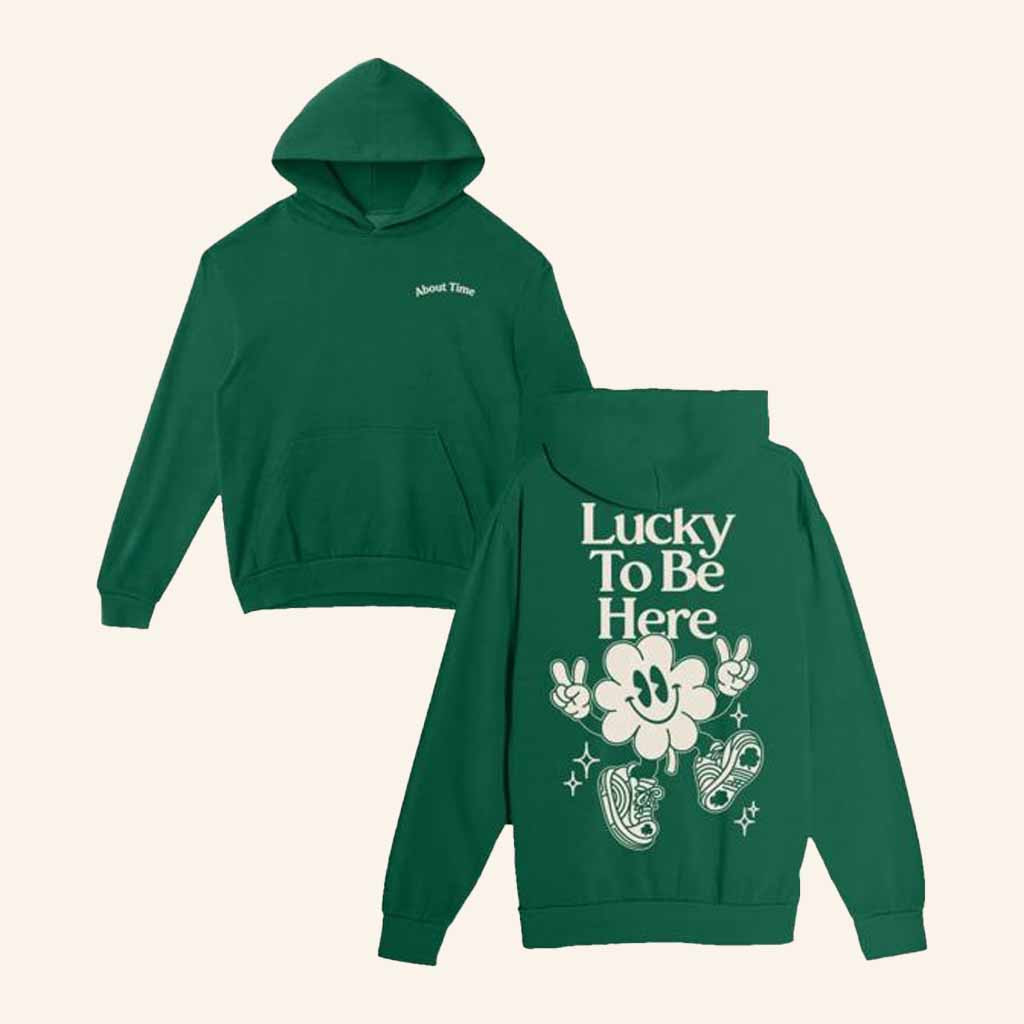 Connor Price Merch Lucky To Be Here Hoodie Christmas Present For Wife Connor Price Merch Lucky To Be Here Hoodie Christmas Present For Wife