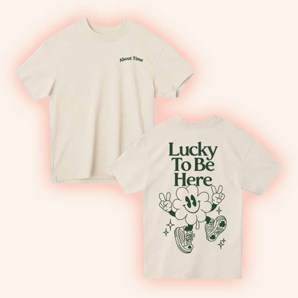 Connor Price Merch Lucky To Be Here T-Shirt Cool Christmas Gifts For Her Connor Price Merch Lucky To Be Here T-Shirt Cool Christmas Gifts For Her