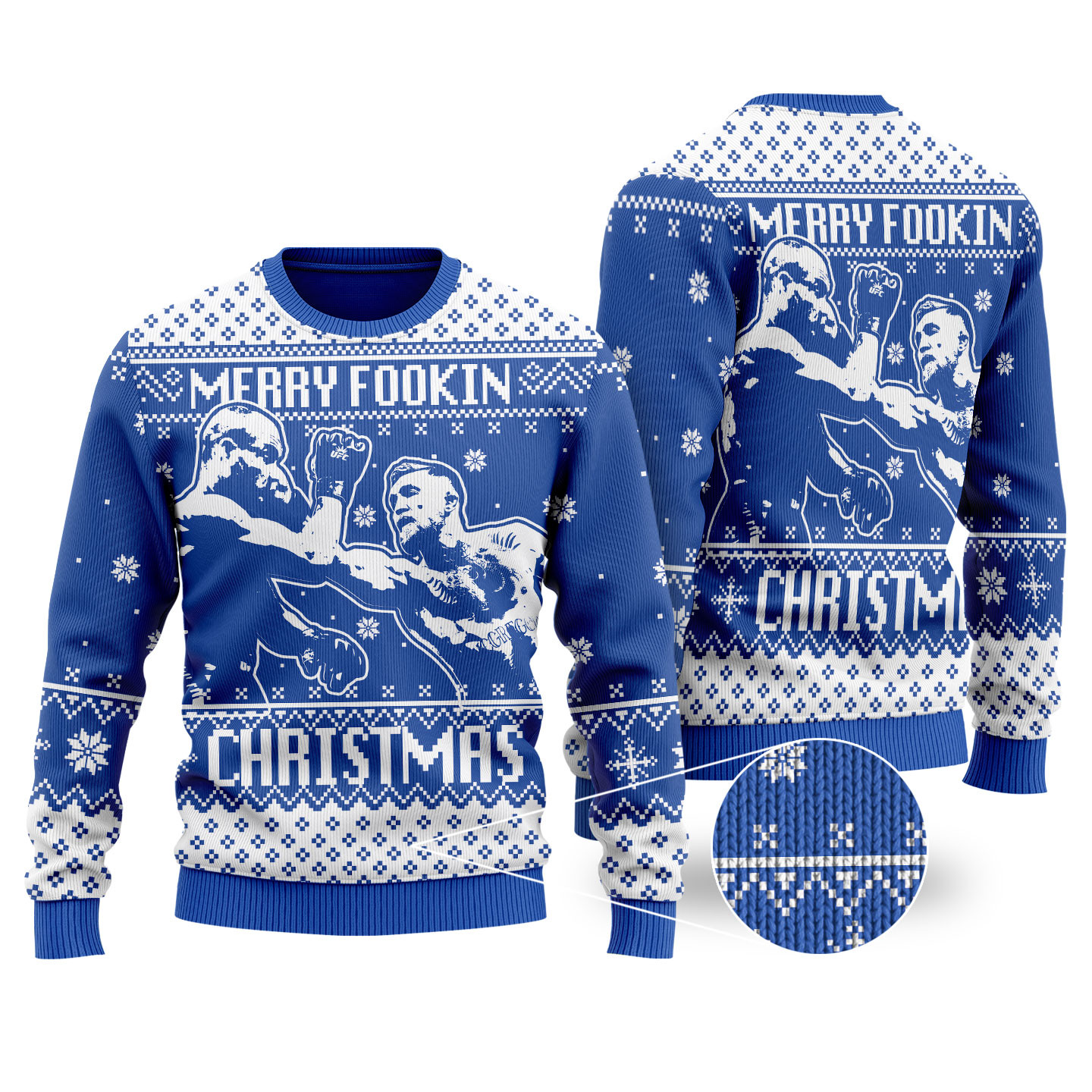 Conor Mcgregor Ugly Christmas Sweater Royal Personalized Christmas Sweatshirt Gift for Family