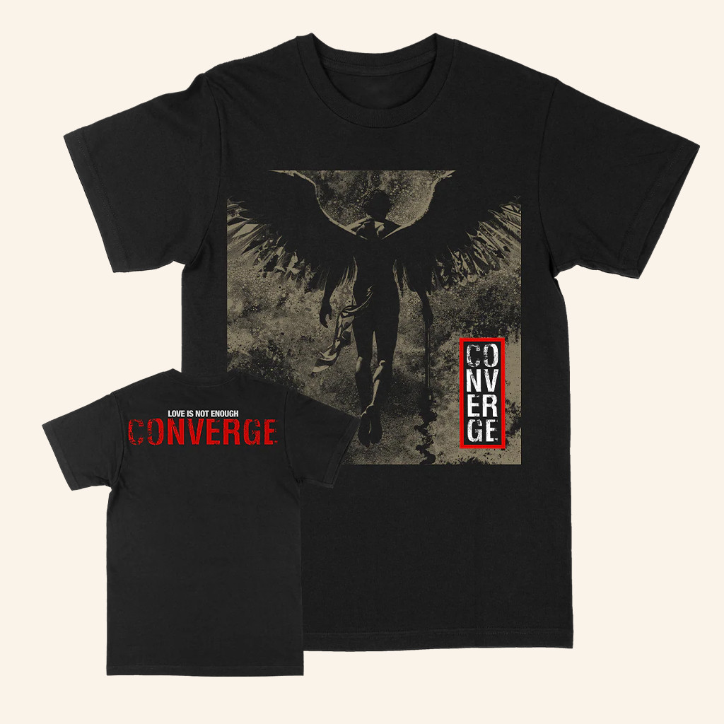 Converge Cult Merch Love Is Not Enough Album Black T-Shirt Gifts For Besties