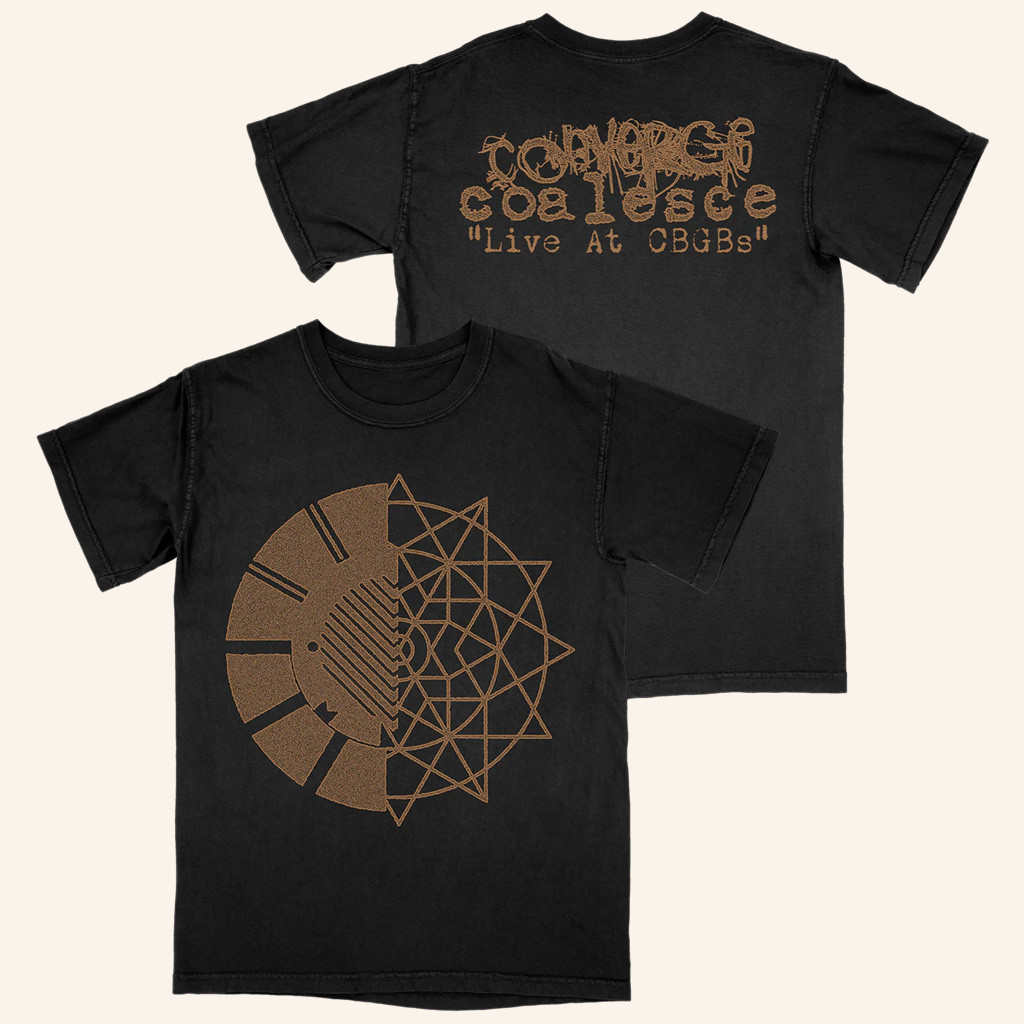 Converge Merch Converge And Coalesce Live At CBGBs Symbol Shirt Gifts For Dudes