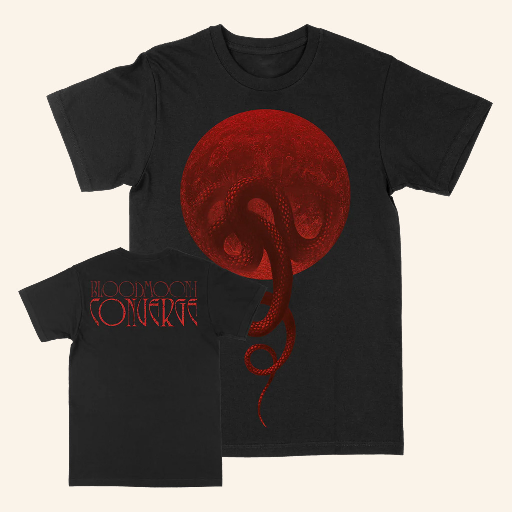 Converge Merch Converge Bloodmoon Coil Black T-Shirt Christmas Present Ideas For Him