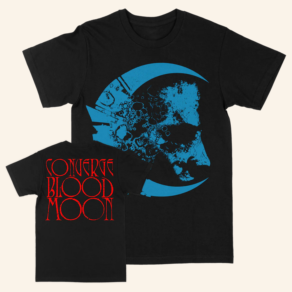 Converge Merch Converge Bloodmoon Falling Black T-Shirt Xmas Presents For Dad