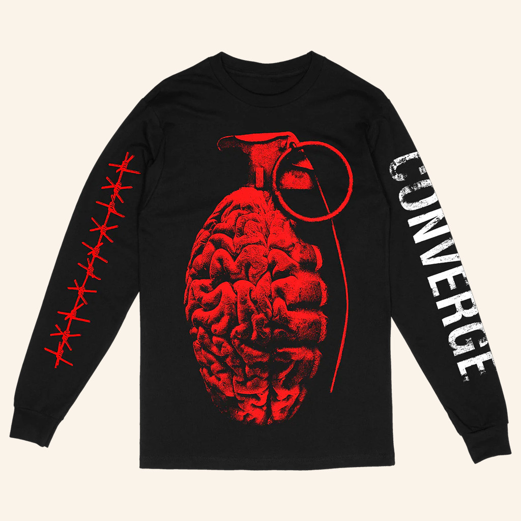 Converge Merch Converge Grenade Black Long Sleeve Shirt Best Birthday Gift For Husband
