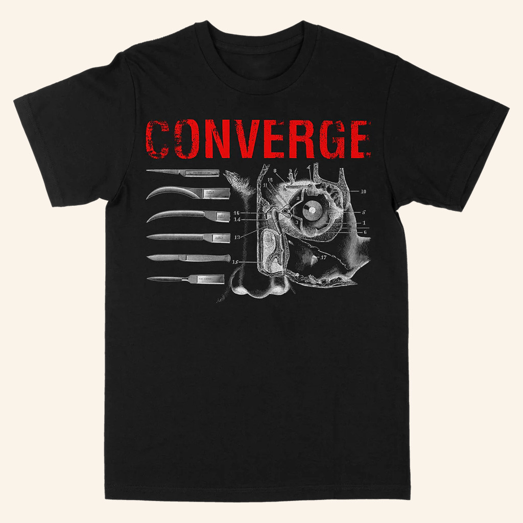 Converge Merch Converge Scalpel Black T-Shirt Gift Ideas For Boyfriend