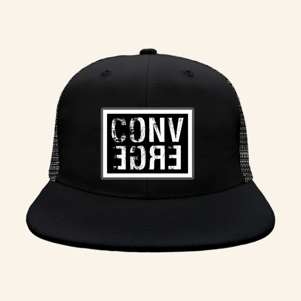 Converge Merch Horizontal Logo Trucker Hat Snapback Best Gifts For Dad