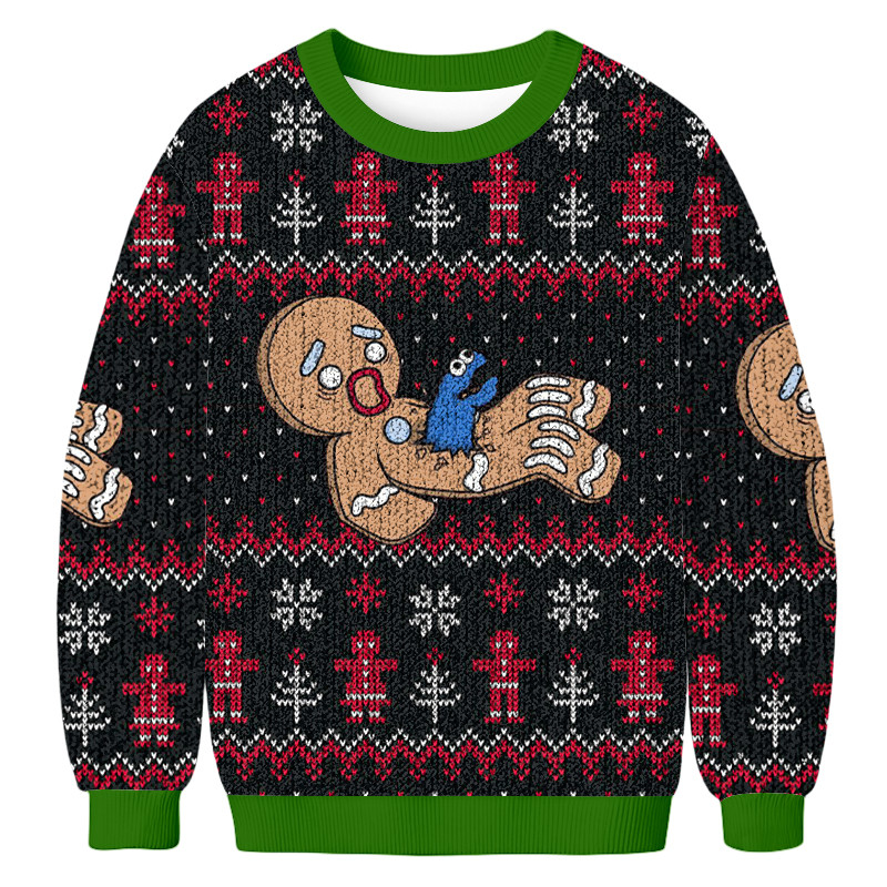 Cookie Man Fun Christmas Ugly Sweater Christmas Clothing Gingerbread Lover Gifts