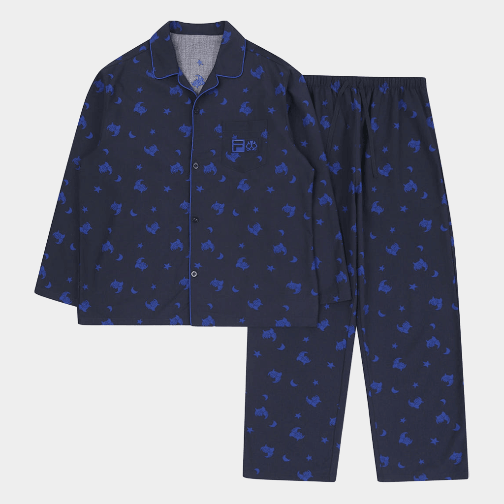 Cookie Run Merch CookieRun x FILA Moonlight Cookie Pajama Sets Gifts For Him Her