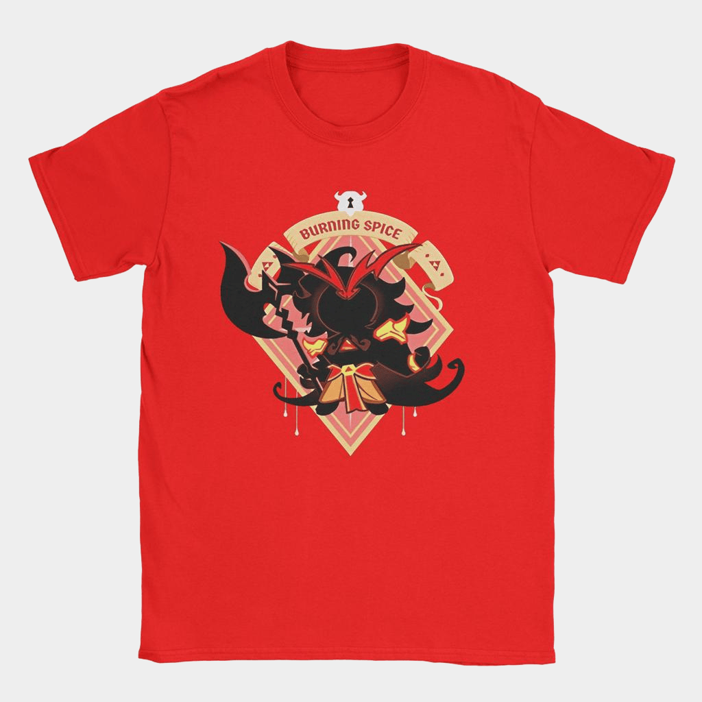 Cookie Run Merch Kingdom Burning Spice Cookie T-Shirt Good Gifts For Son