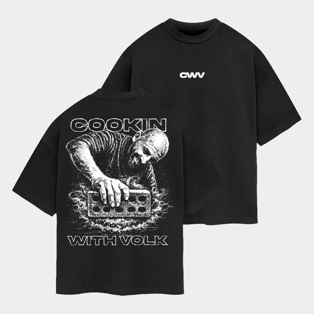 Cooking With Volk Merch Cookin with Volk Brick Smash T-Shirt Black CWV Shirt Gifts For Father