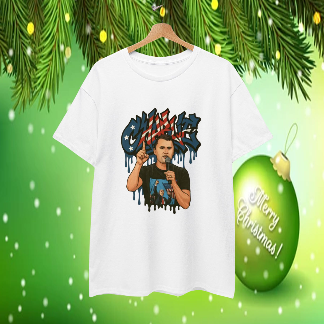 Cool American-Style Charlie Kirk T-Shirt