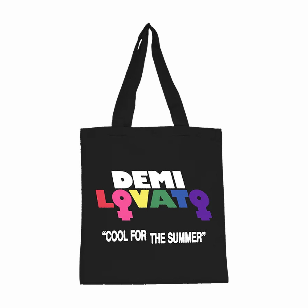 Cool For The Summer Pride Demi Lovato Tote Bag Demi Lovato Merch Unique Gift For Fans