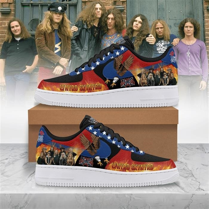 COOL Lynyrd Skynyrd Nike Air Force Shoes Music Related Gifts For Guys