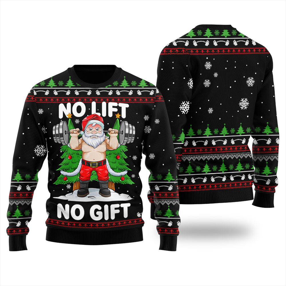 Cool Santa Swoleman Christmas Sweater For Women Unique Holiday Merch Gift for Home and Family