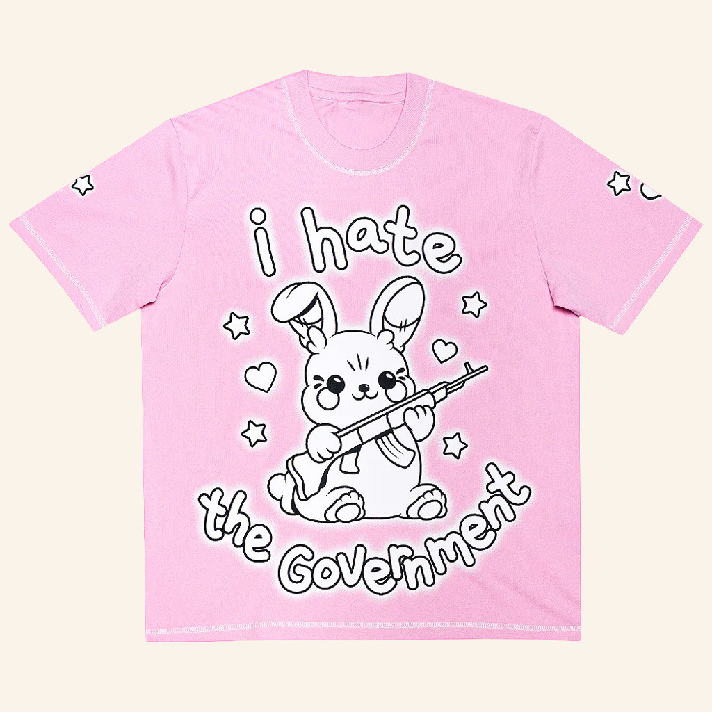 Cool Shirtz Merch I Hate The Government T-Shirt Christmas Gift Ideas For Girlfriend