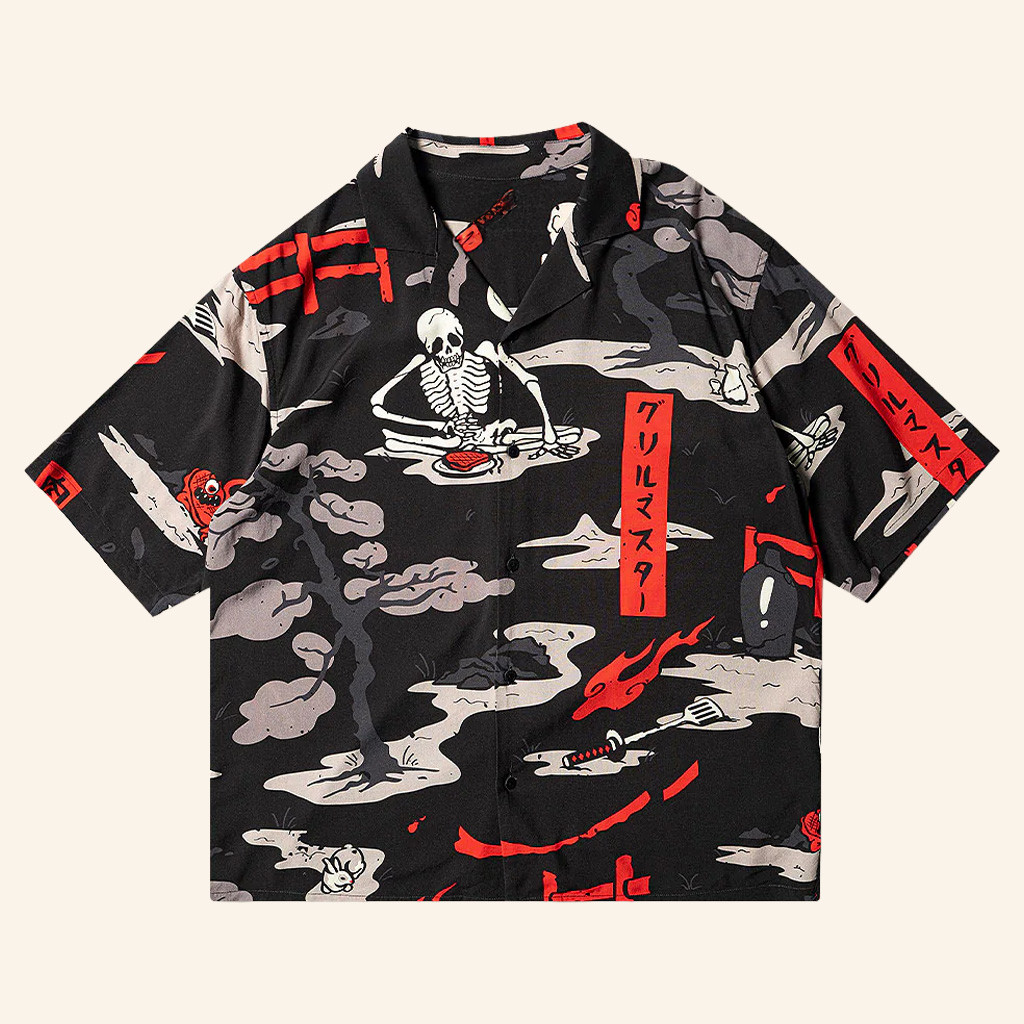 Cool Shirtz Merch The Yakiniku Shirt Cool Shirtz Button Up Shirt Birthday Ideas For Husband