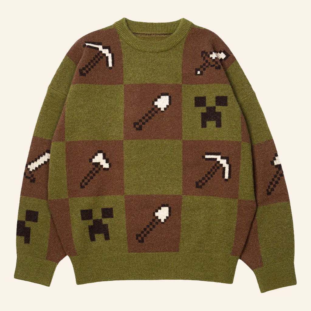 Cool Shirtz Merch Very Cool X Minecraft Sweater Tools Of Trade Sweater Gifts For Friends
