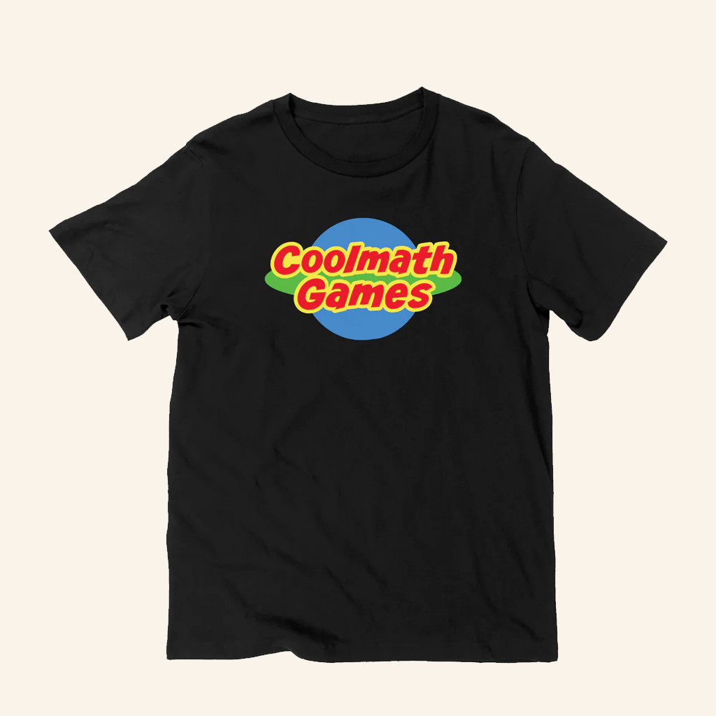 Coolmath Merch Coolmath Games Logo Black T-Shirt Gift Ideas For Game Lovers