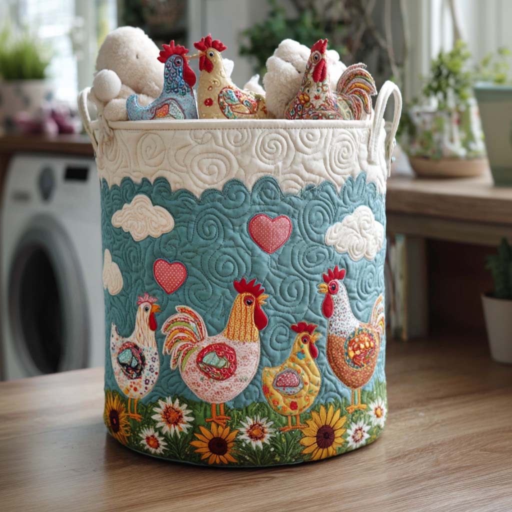 Coop Cozy Quilted Laundry Basket Great Stocking Stuffer
