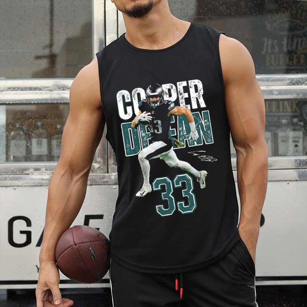 Cooper Dejean Philadelphia Football No 33 Tank Top Presents For Football Fans