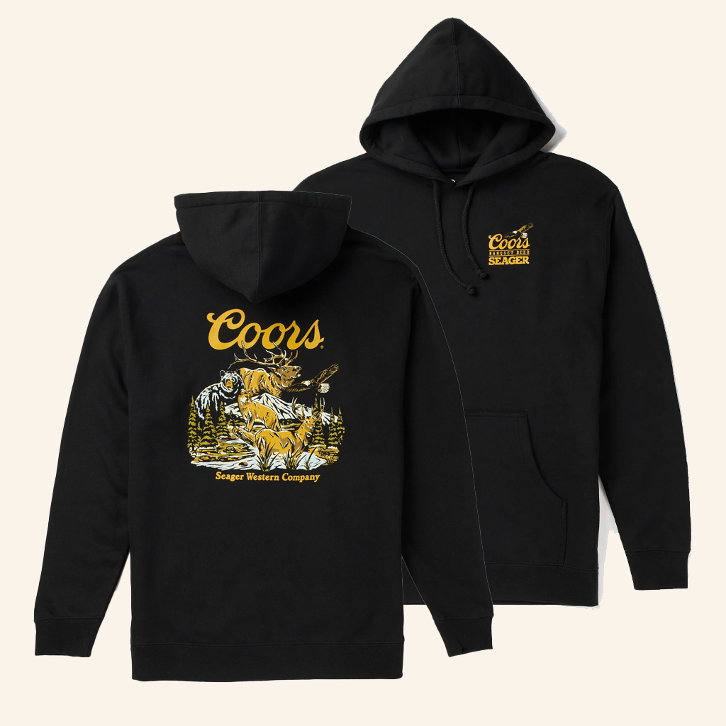Coors Banquet Merch Seager X Coors Banquet Preserve Hoodie Best Gifts For Husband