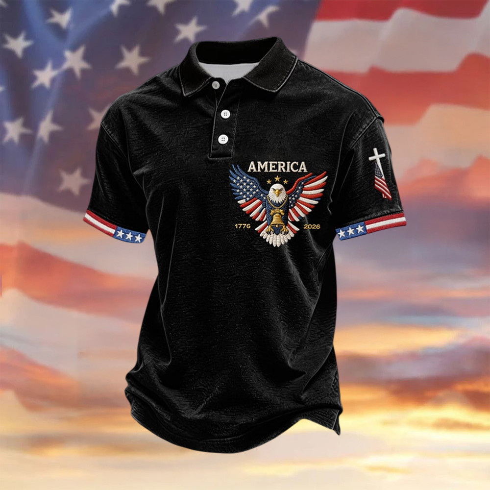 Copy of AmeAmerica 250th Anniversary 1776 2027 Polo Shirt 4th Of July Merch Best Gift For Himrica 250th Anniversary 1776 2026 Polo Shirt We The People Clothes 4Th Of July Gift