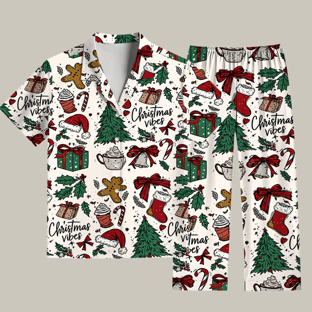 Coquette Christmas Pajama Set Cool Christmas Clothing Christmas Gifts For Mum